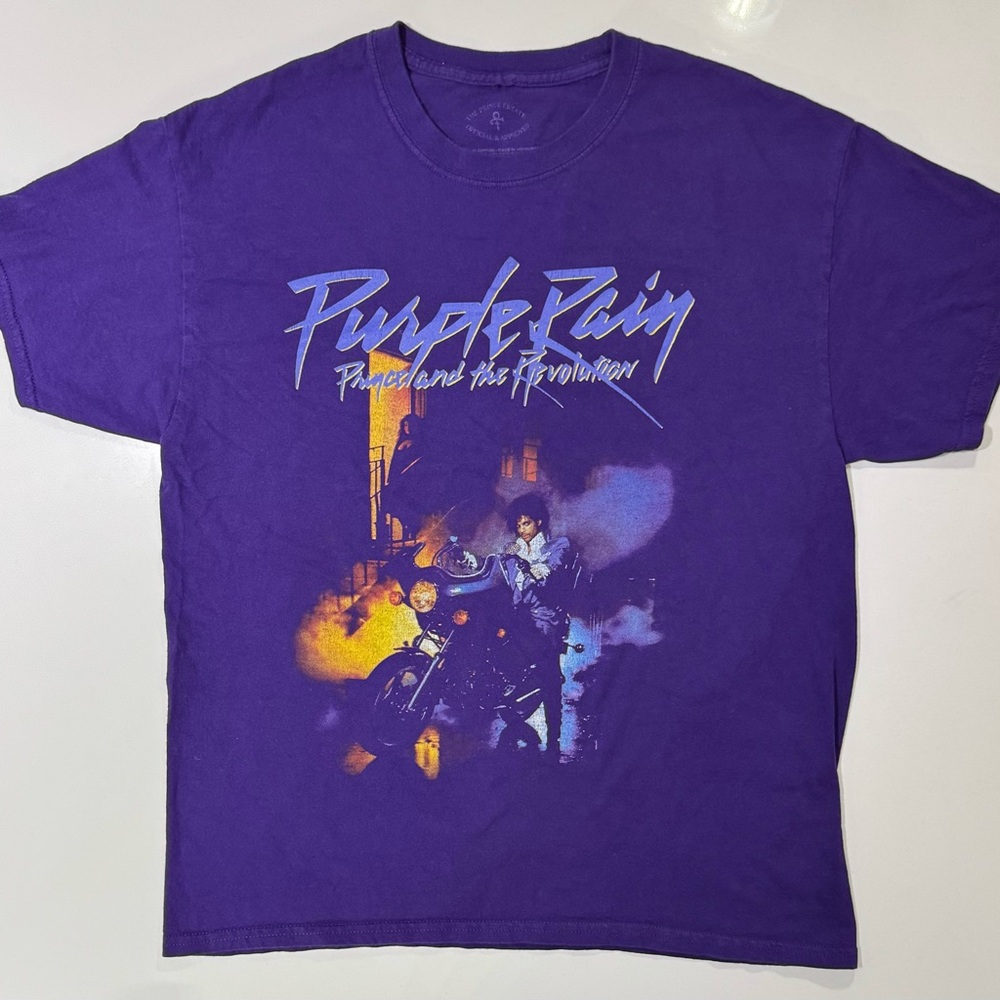 Prince Purple Rain The Revolution T-Shirt Men’s Size L Preowned